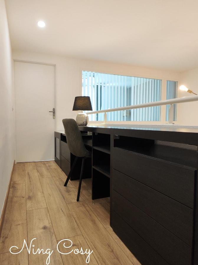 Superbe Cosy Duplex Appartement T3 Charpenne Tete D'Or Avec Parking Prive Gratuit Villeurbanne Luaran gambar